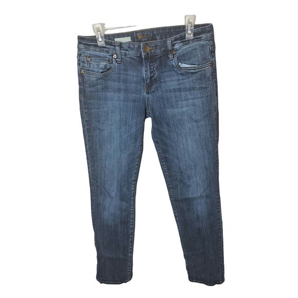 Kut from the Kloth Women 6 Medium Wash "Boyfriend" Stretch Denim Jeans - Picture 2 of 7